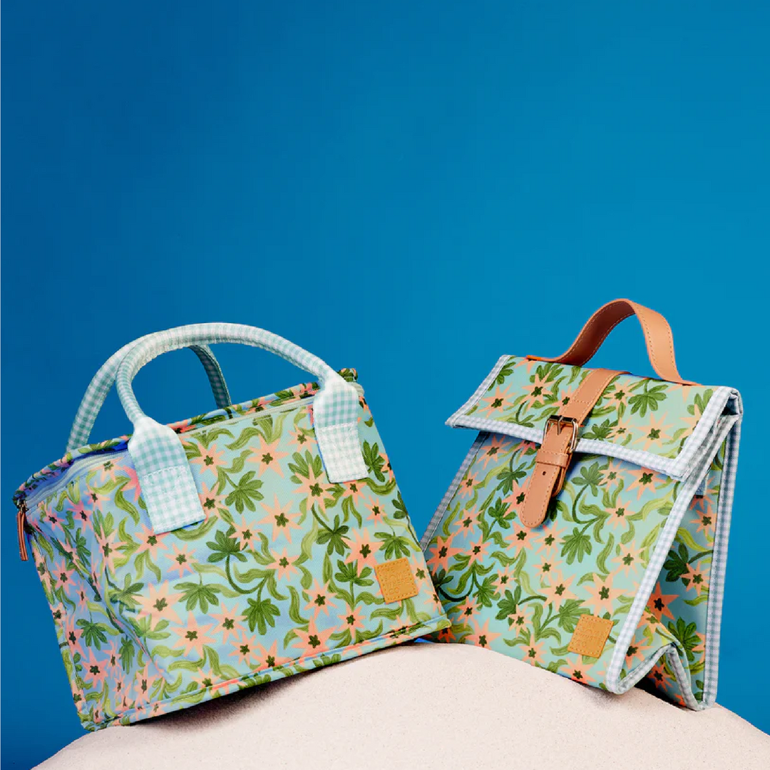 The Somewhere Co. Insulated Lunch Satchel - Seaflower