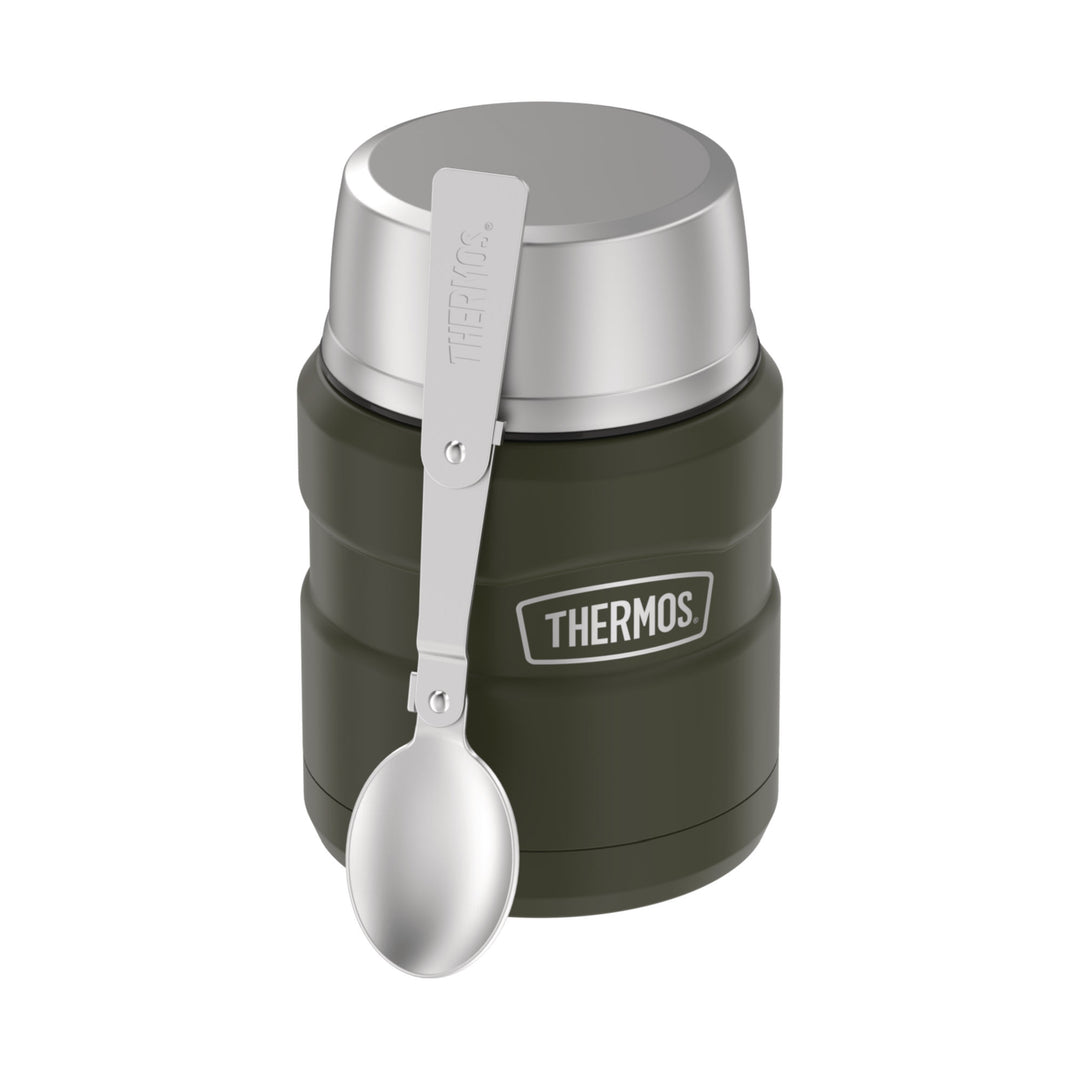 Thermos Stainless King Insulated Food Jar 470ml - Army Green