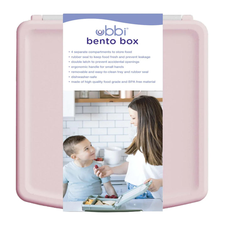 Ubbi Bento Lunch Box - Blush Pink