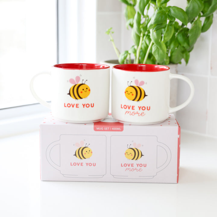 Love You Bee Mug Set