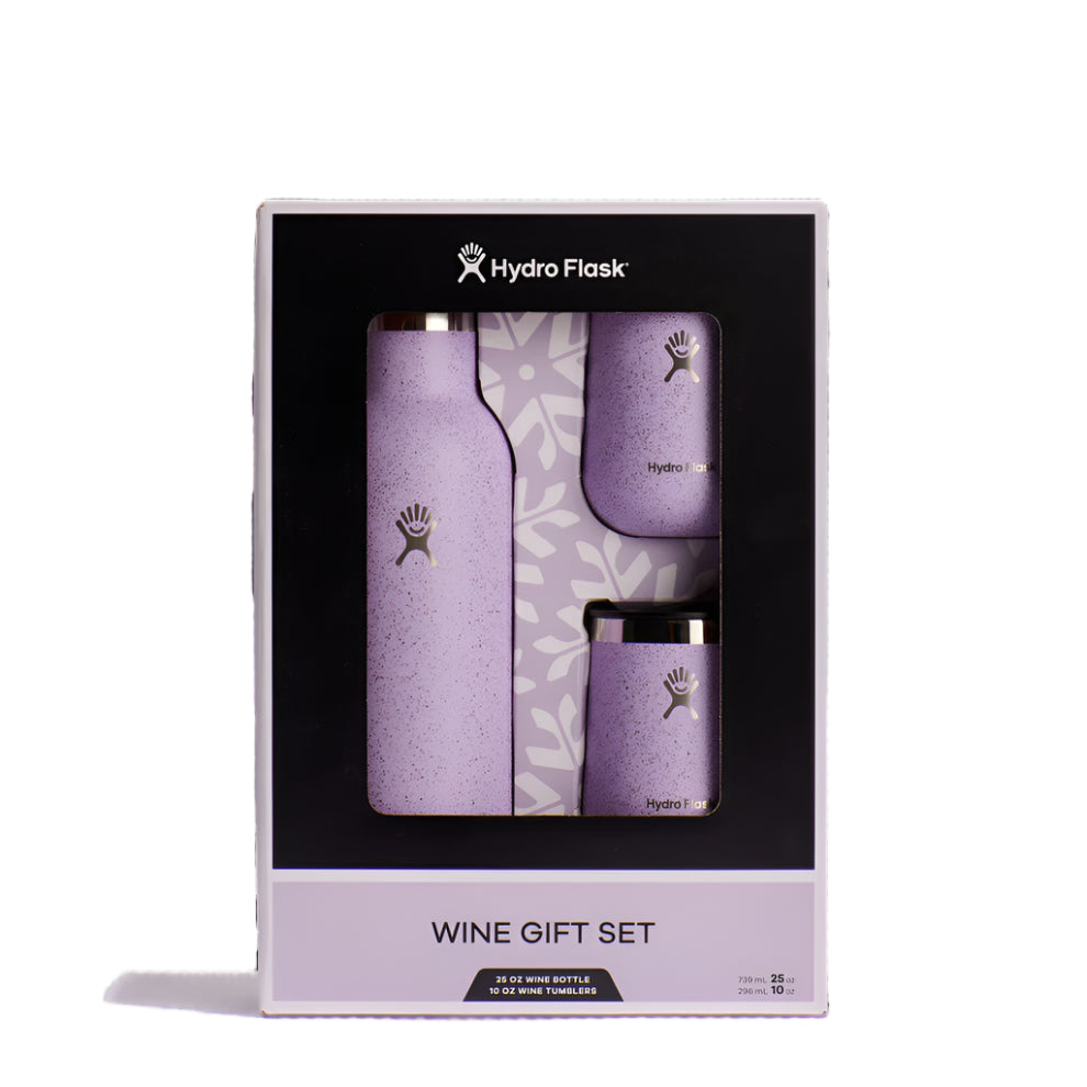 Hydro Flask Wine Bottle & 2 x Tumblers Gift Set - Pixie