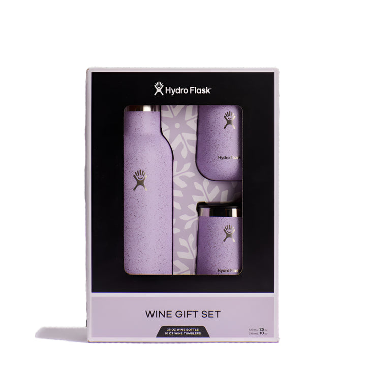 Hydro Flask Wine Bottle & 2 x Tumblers Gift Set - Pixie