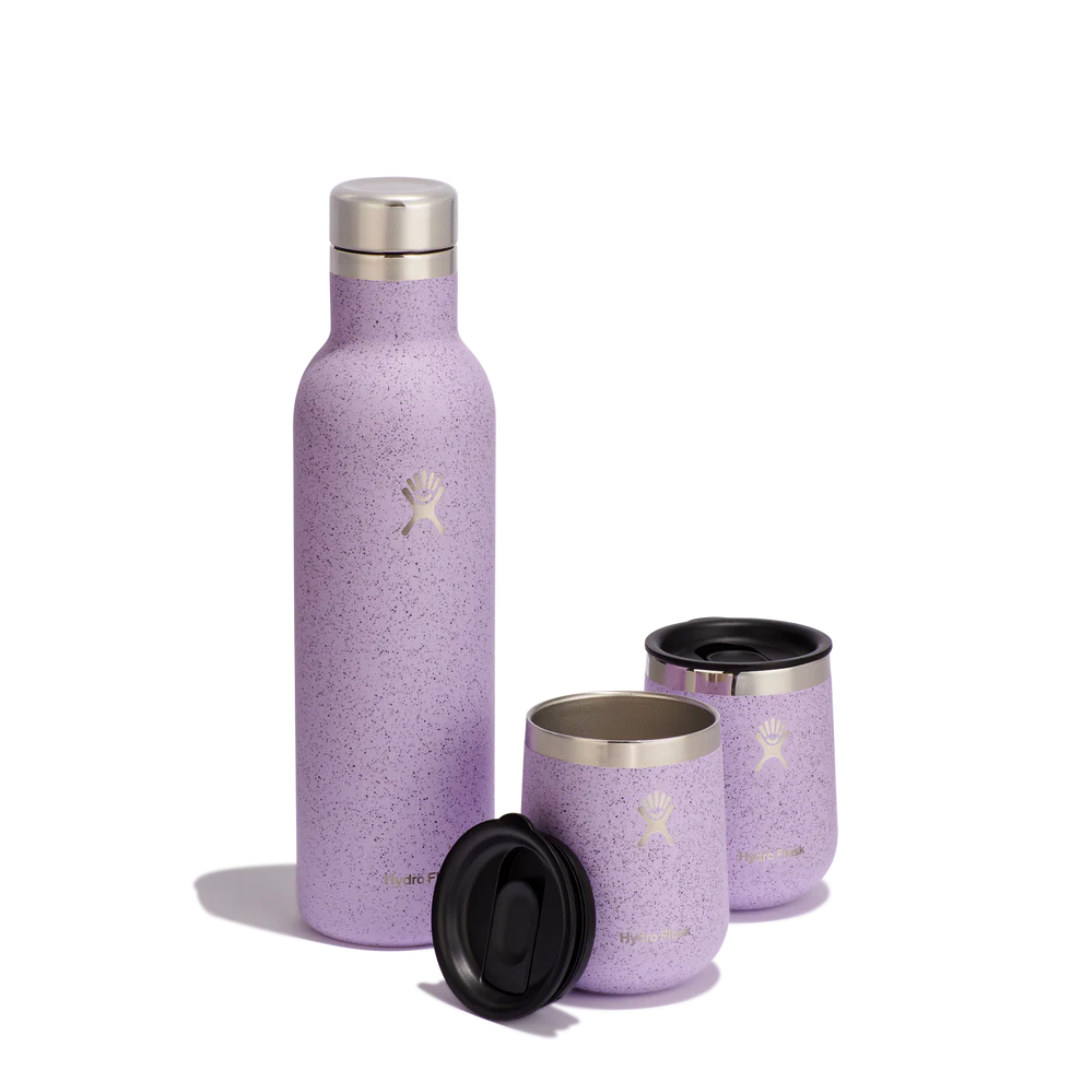 Hydro Flask Wine Bottle & 2 x Tumblers Gift Set - Pixie