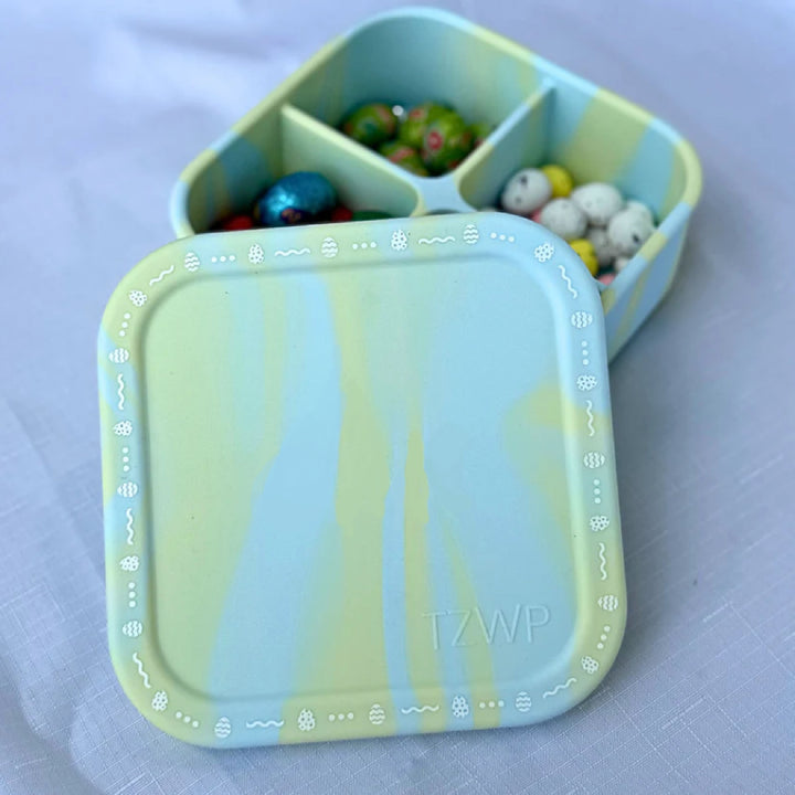 EASTER Silicone Bento Snack Box - Mint