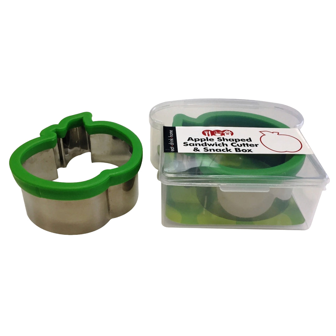 Sandwich Cutter in Sandwich Box - Apple