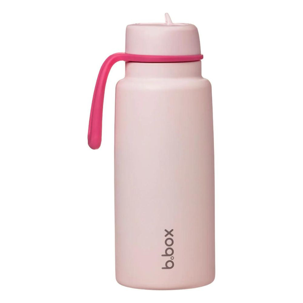 b.box 1L Insulated Flip Top Drink Bottle - Pink Paradise