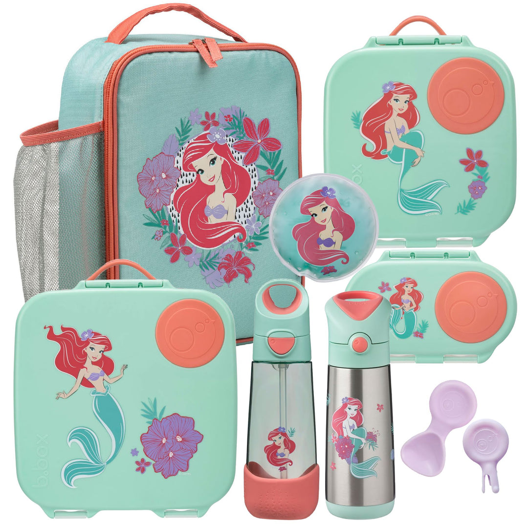 b.box Ultimate Bento Lunch Box Bundle - The Little Mermaid - FREE SHIPPING