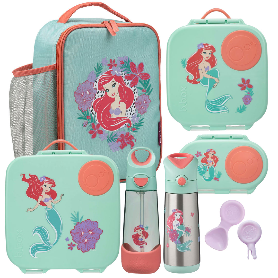 b.box Ultimate Bento Lunch Box Bundle - The Little Mermaid - FREE SHIPPING