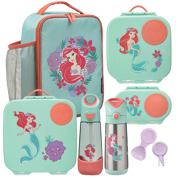 b.box Ultimate Bento Lunch Box Bundle - The Little Mermaid - FREE SHIPPING