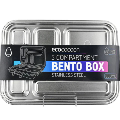 Ecococoon Stainless Steel Bento Box - White