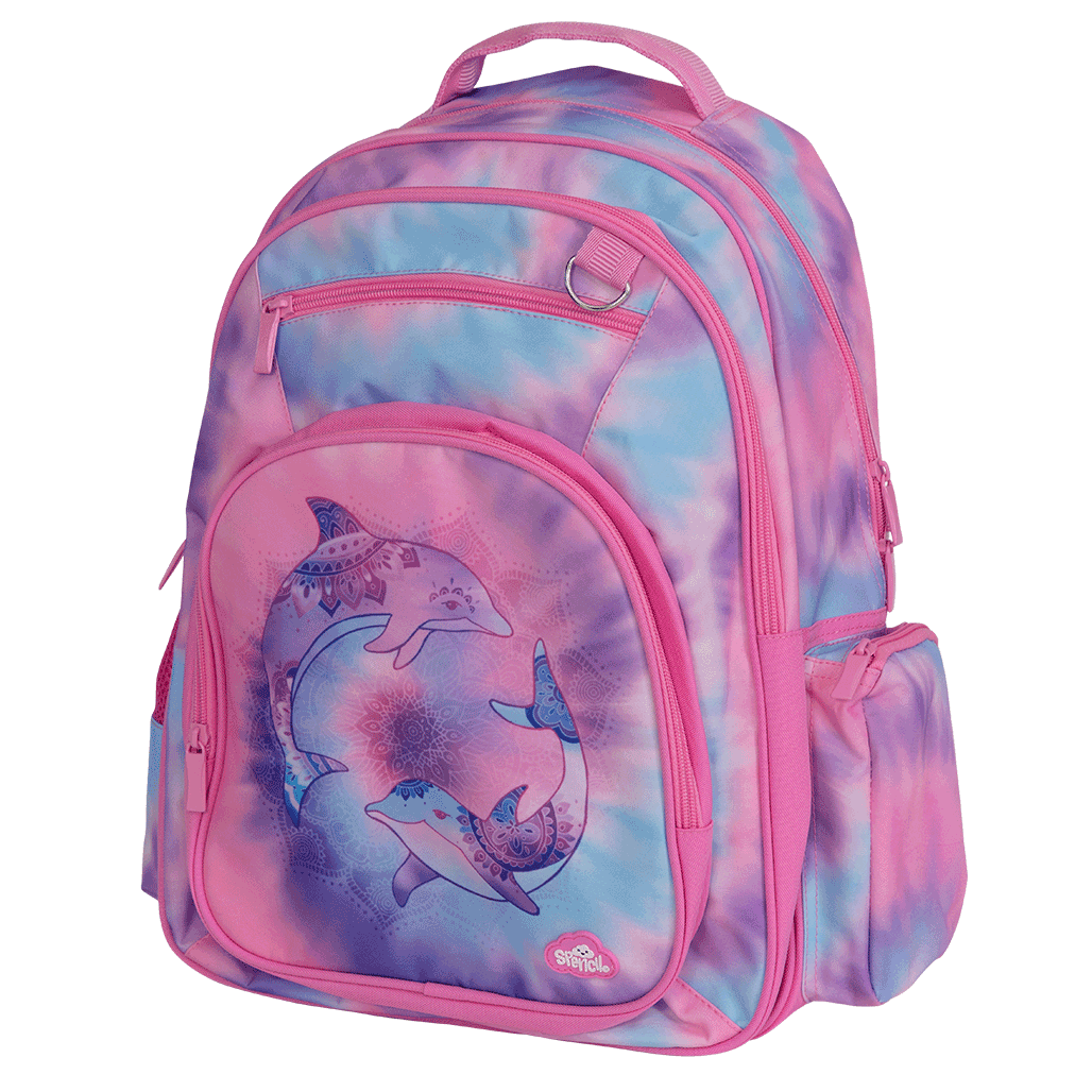 Spencil Big Kids Backpack - Tie Dye Splash