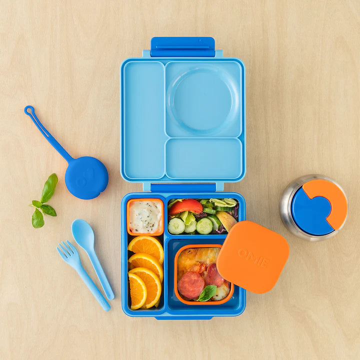 OmieBox OmieSnack Silicone Snack Box - Orange