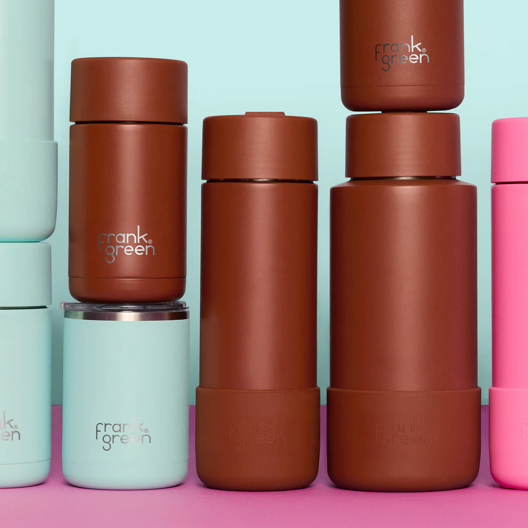 Frank Green Insulated Drink Bottle 595ml - Toffee