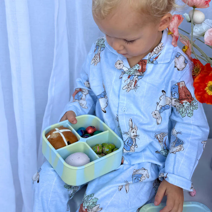 EASTER Silicone Bento Snack Box - Mint