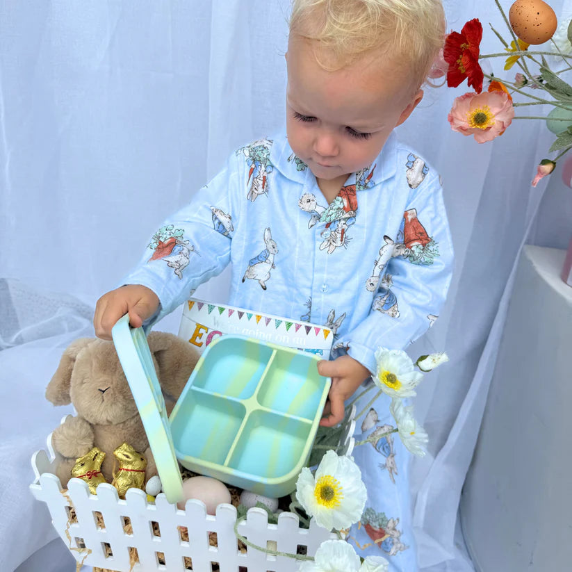 EASTER Silicone Bento Snack Box - Mint