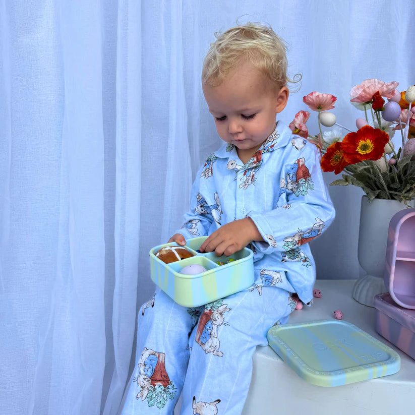 EASTER Silicone Bento Snack Box - Mint