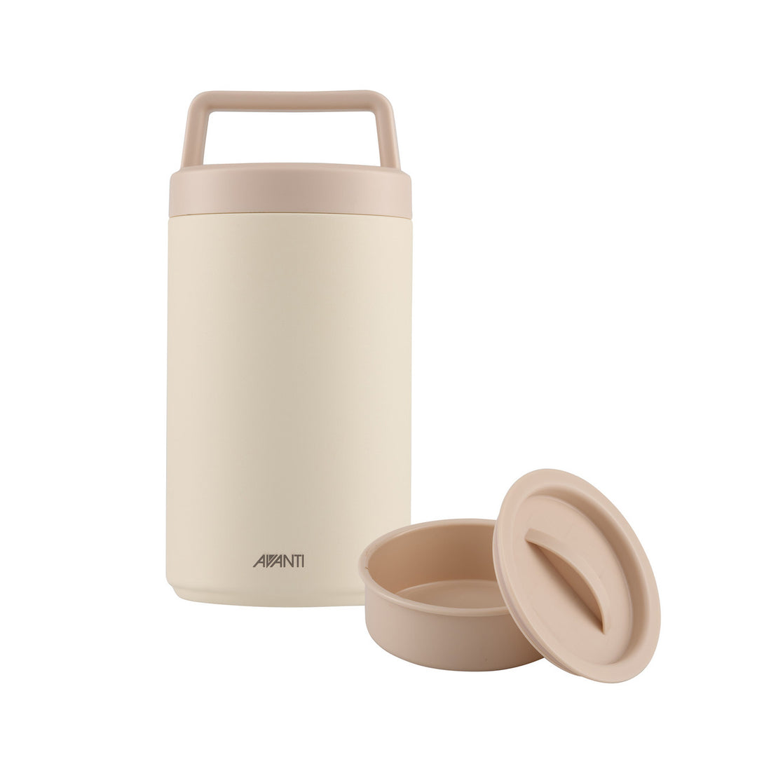 Avanti Insulated Food Jar With Removable Container - Sand Dune