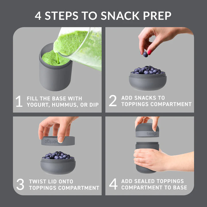 Bentgo Snack Cup - Dark Grey
