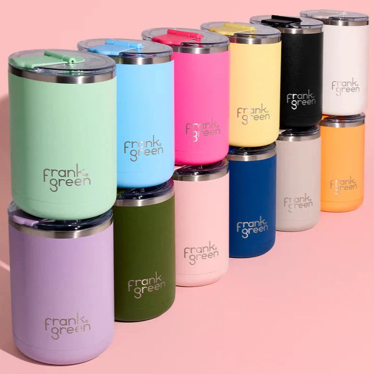 Frank Green Coffee Cup With Hinged Lid - Blushed