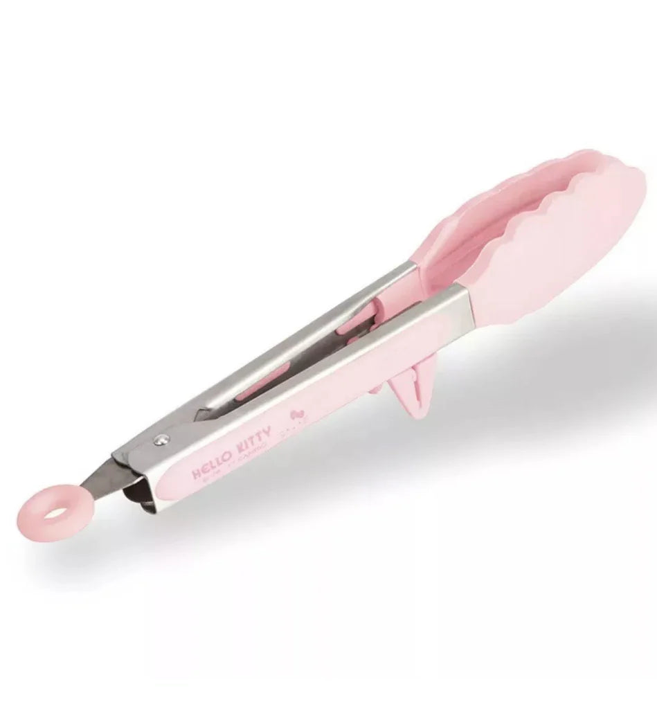 Hello Kitty Pink Silicone Tongs