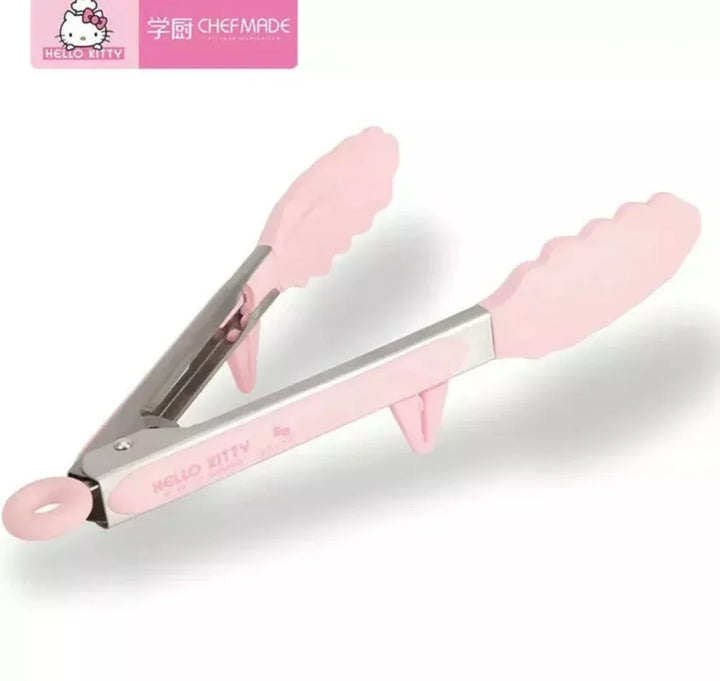Hello Kitty Pink Silicone Tongs
