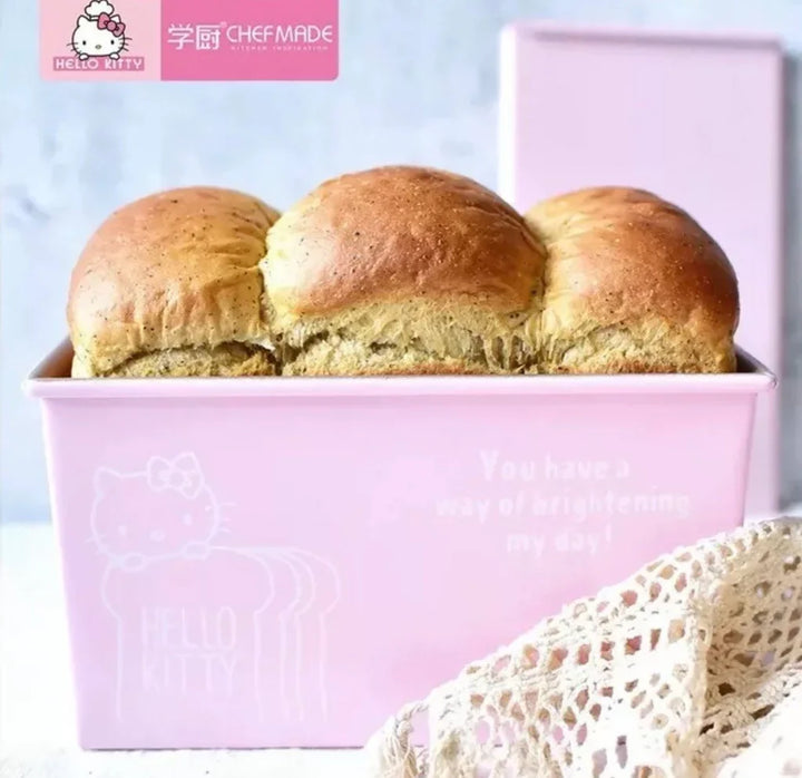 Hello Kitty Bread Loaf Pan with Lid