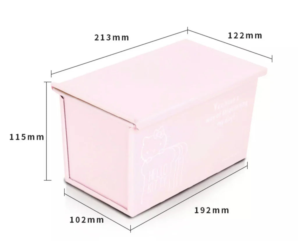 Hello Kitty Bread Loaf Pan with Lid