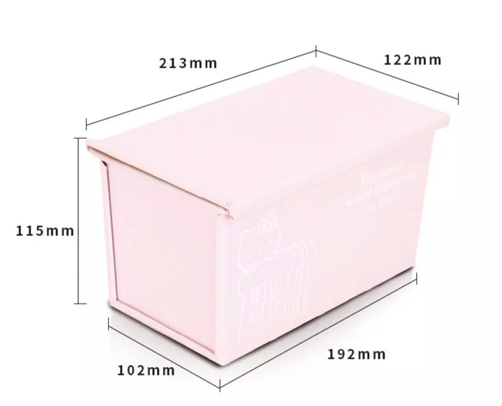 Hello Kitty Bread Loaf Pan with Lid