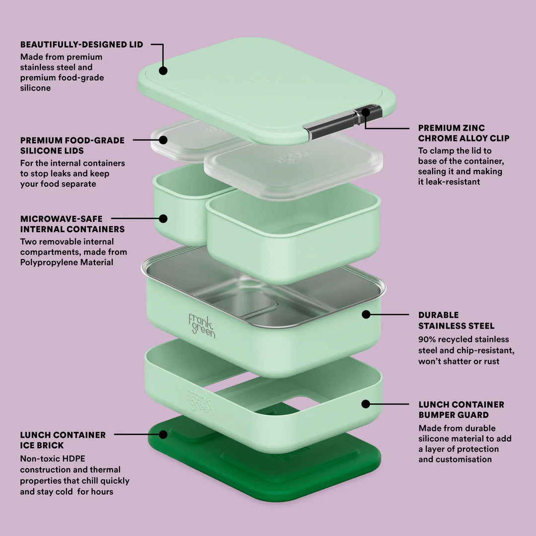 Frank Green Lunch Container - Moon Dust