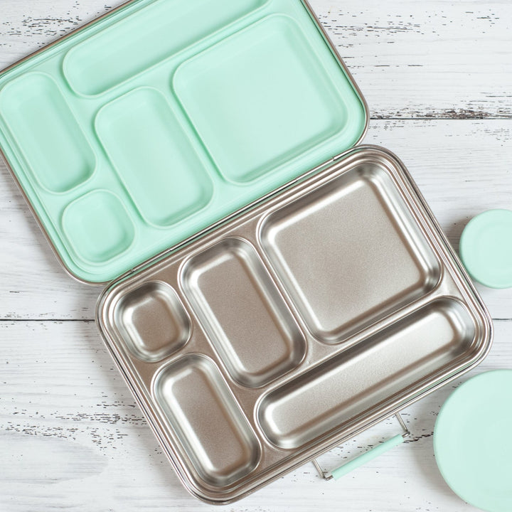 Nudie Rudie Lunch Box Stainless Steel Bento Box & Pots - Mint