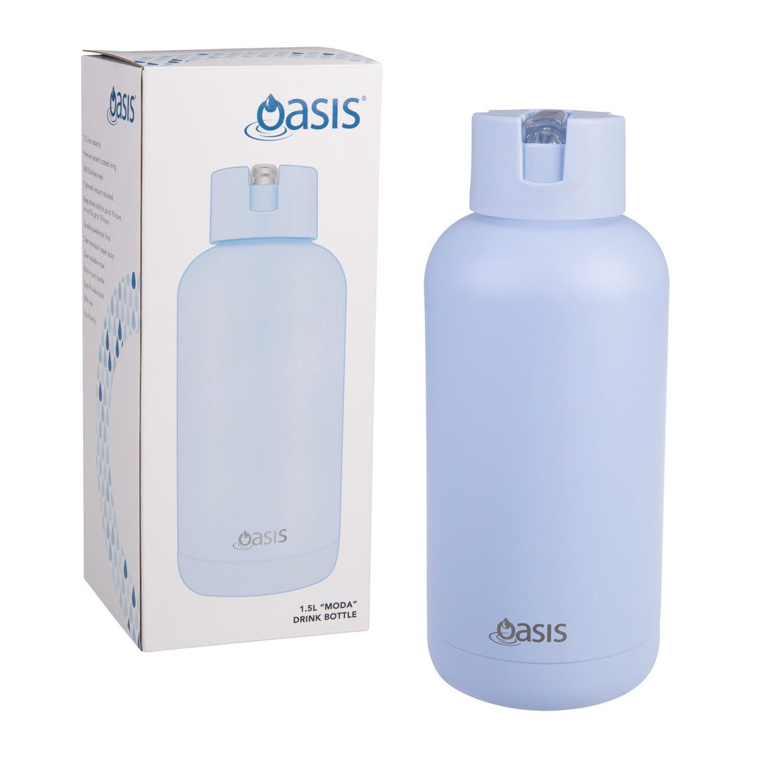 Oasis MODA Insulated Drink Bottle 1.5L - Periwinkle