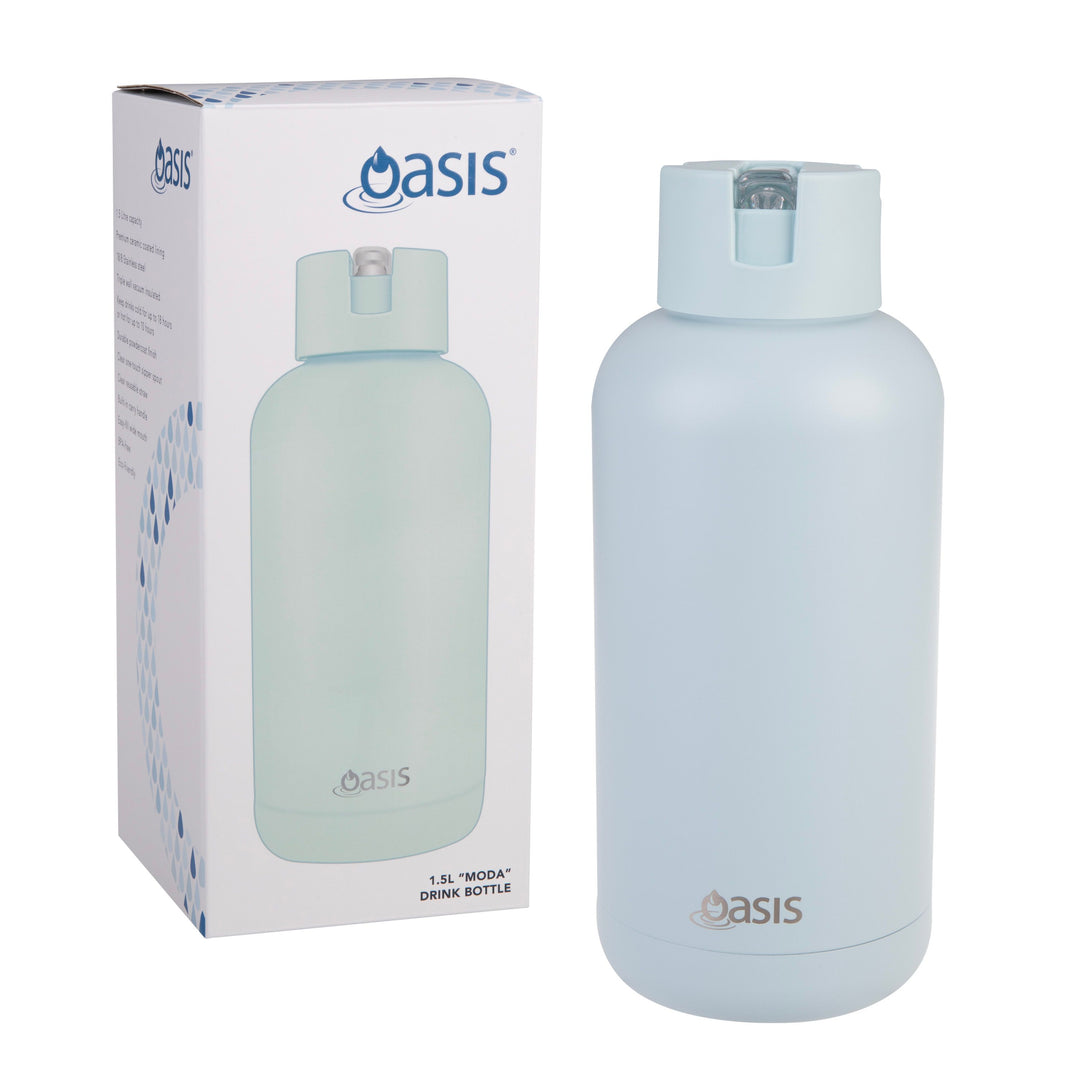 Oasis MODA Insulated Drink Bottle 1.5L - Sea Mist
