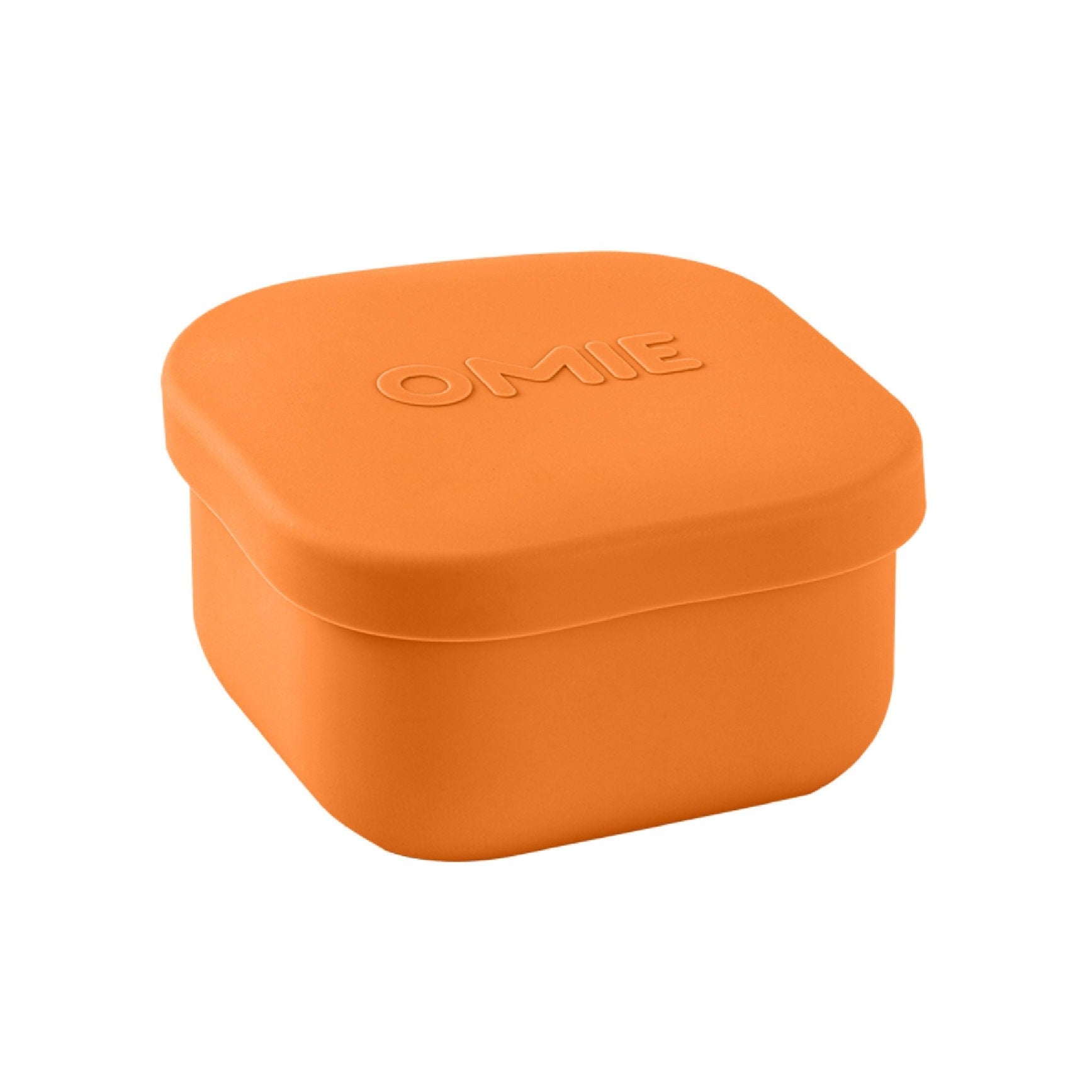 OMIEBOX OMIESNACK SILICONE SNACK BOX - ORANGE