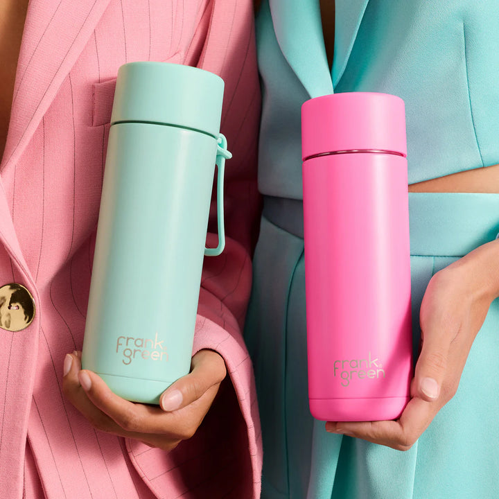 Frank Green Insulated Drink Bottle 595ml - Bubblegum Blast