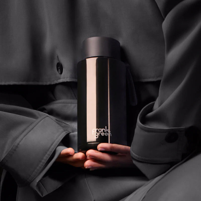 Frank Green Limited Edition Chrome Drink Bottle 1L - Shadow