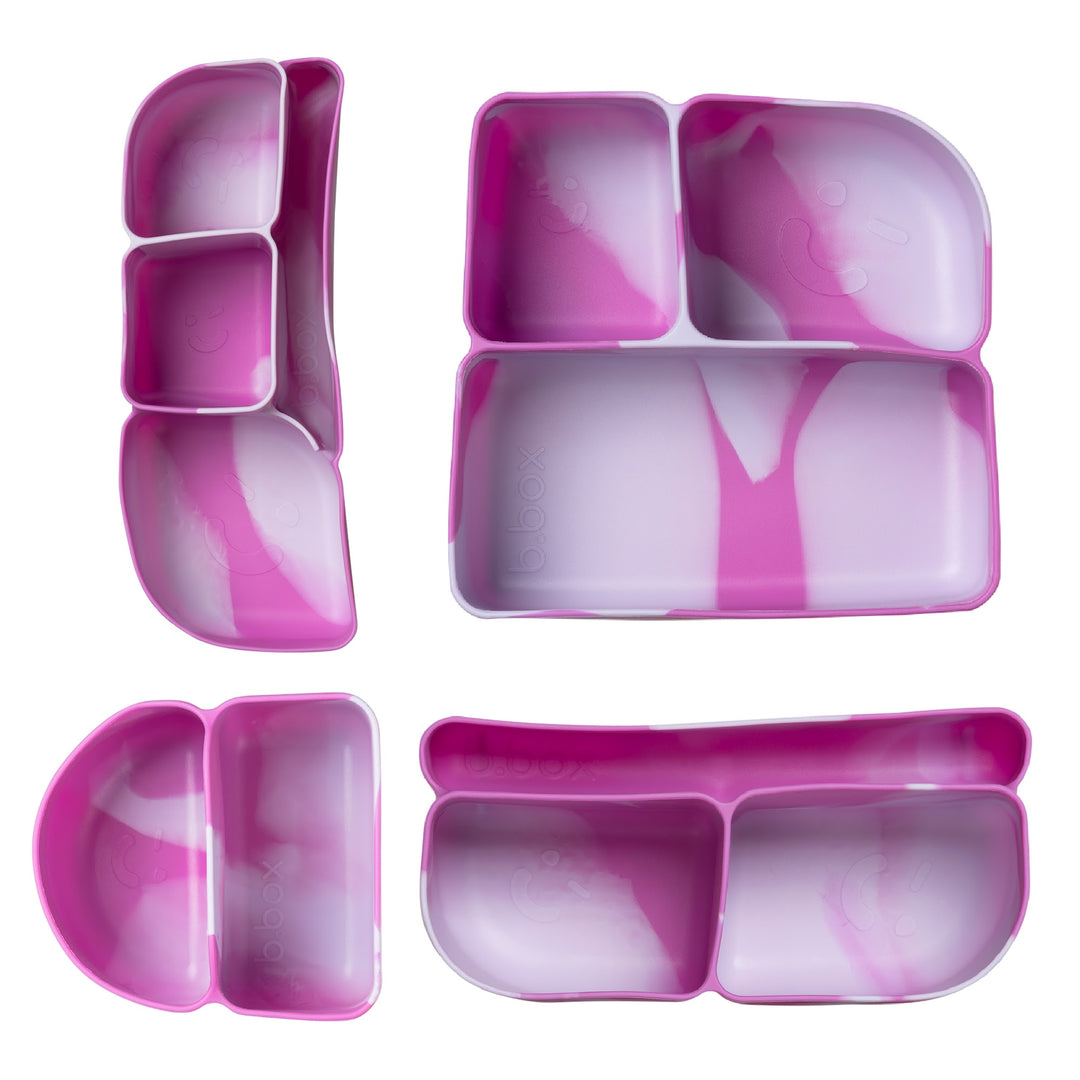 b.box Silicone Bento Buddy + Tray Bundle - Cosmic
