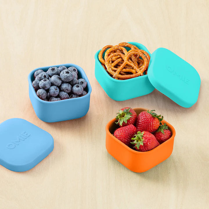 OmieBox OmieSnack Silicone Snack Box - Orange