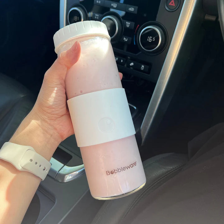 Bobbleware Glass 700ml Tumbler - Snow