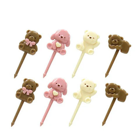 Sweet Stuffed Bear Food Pick