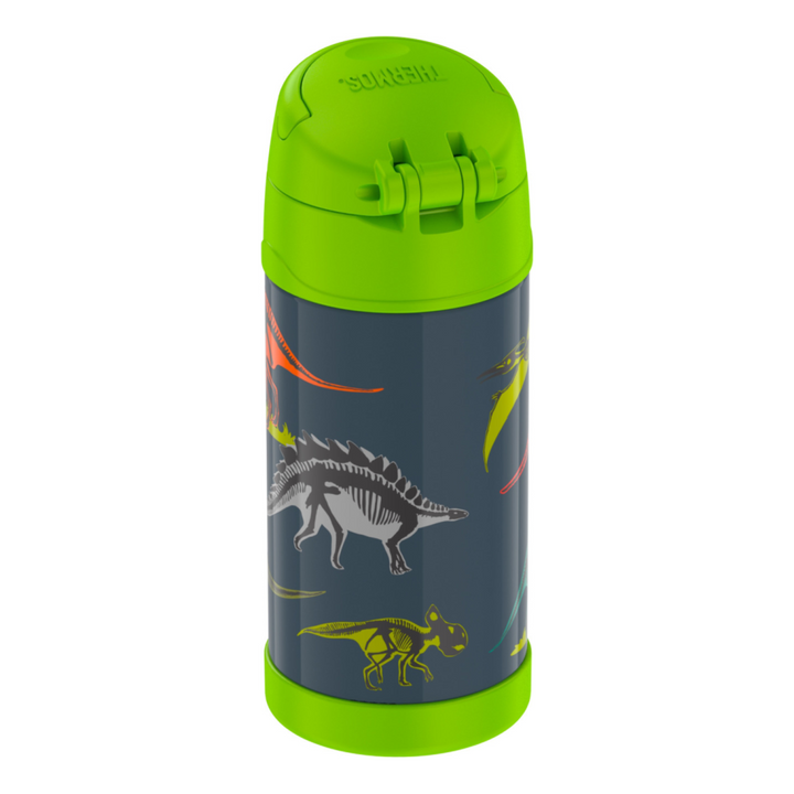 Thermos Funtainer Insulated Drink Bottle - Colourful Dinosaur