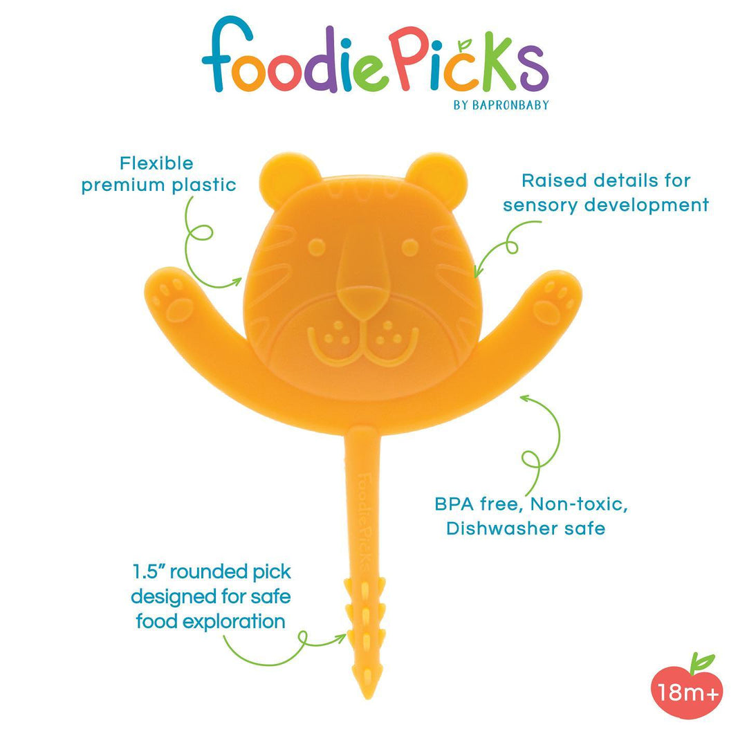 BapronBaby Foodie Food Picks Set - Safari