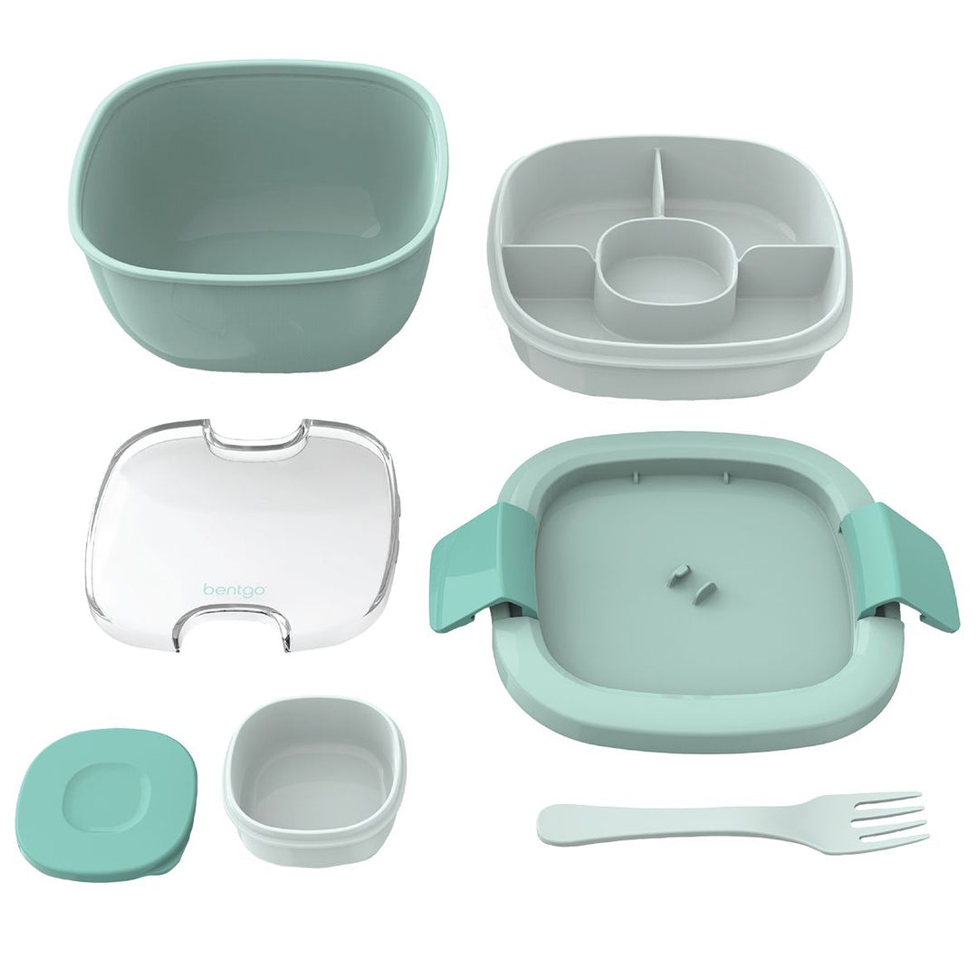 Bentgo All-In-One Salad Bowl - Coastal Aqua
