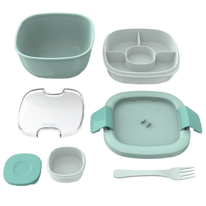 Bentgo All-In-One Salad Bowl - Coastal Aqua