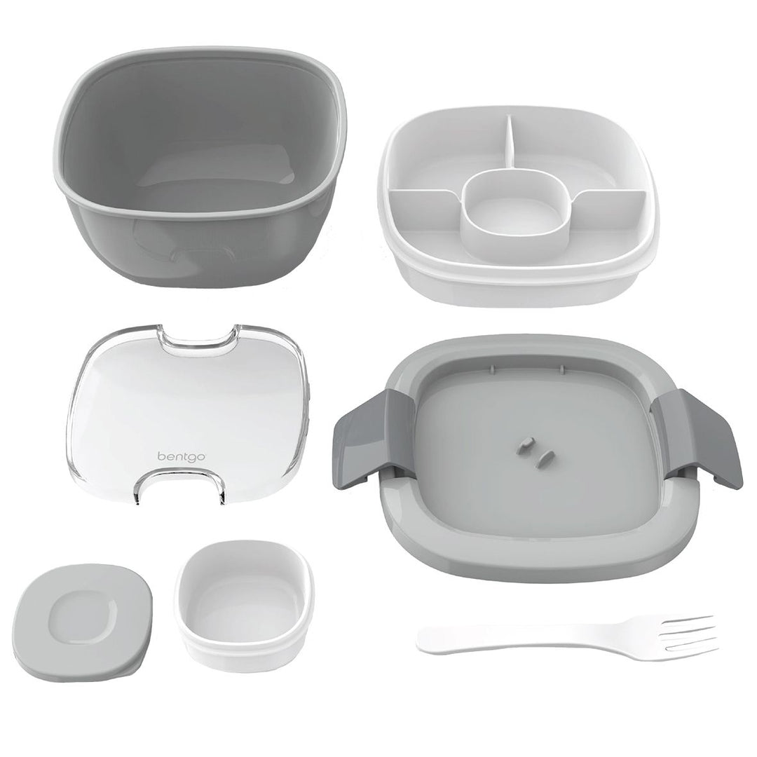 Bentgo All-In-One Salad Bowl - Grey