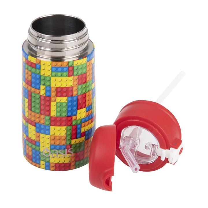 Oasis Insulated Drink Bottle with Sipper - Bricks