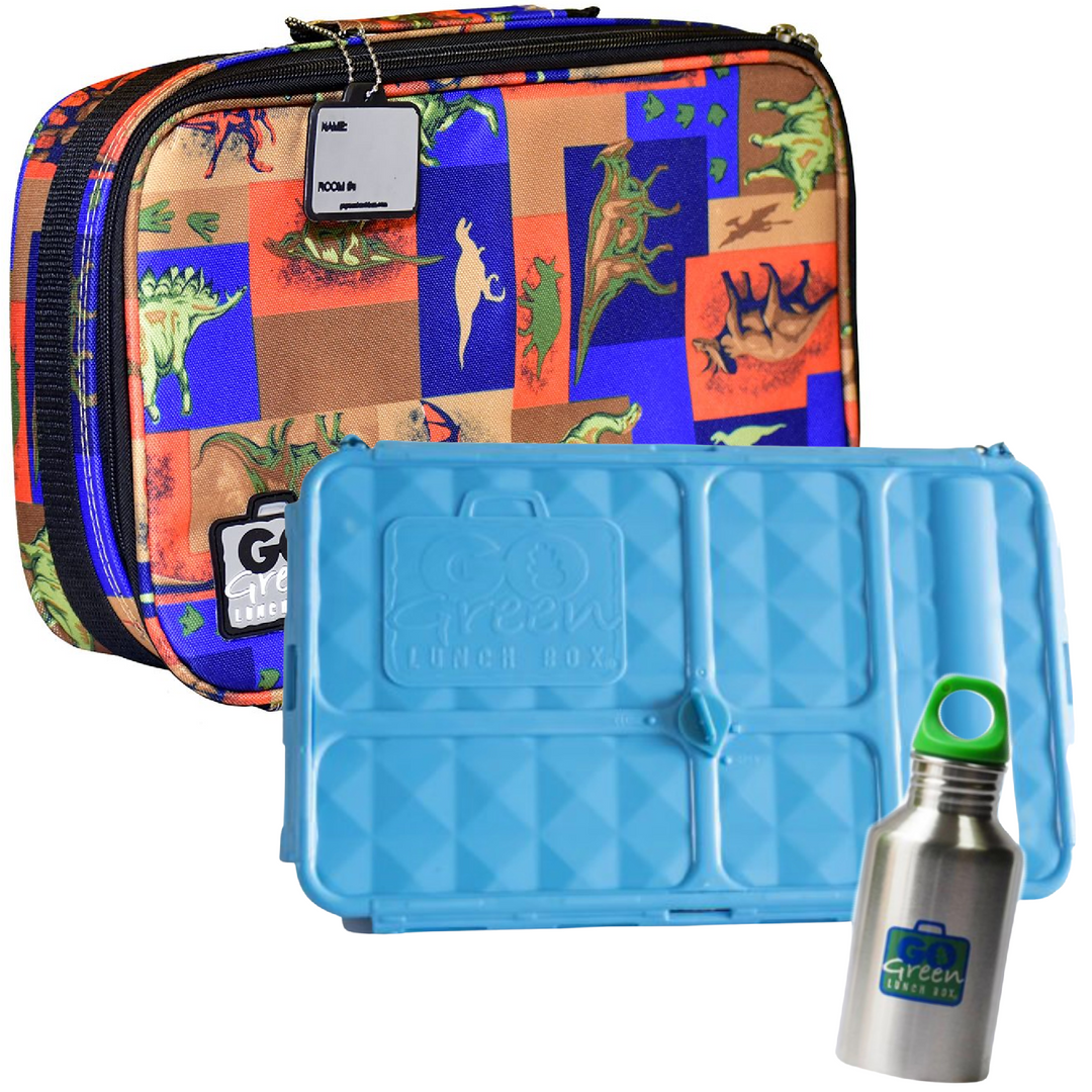 Go Green Lunch Box Set - Dinosaur