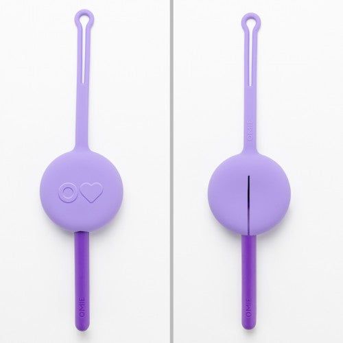 OmieBox OmiePod & Cutlery Set - Lilac Purple
