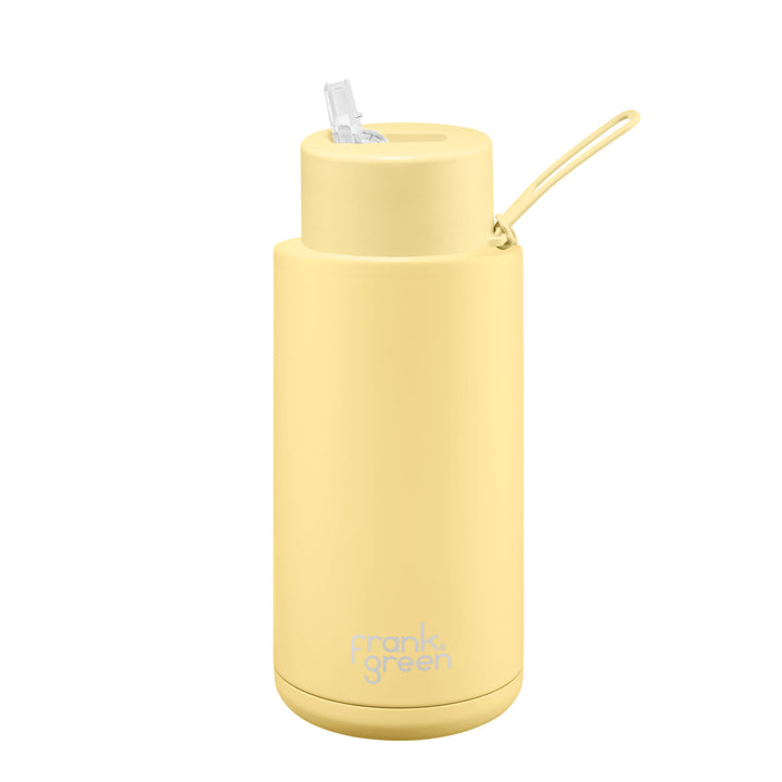 Frank Green Insulated Drink Bottle 1L - Buttermilk