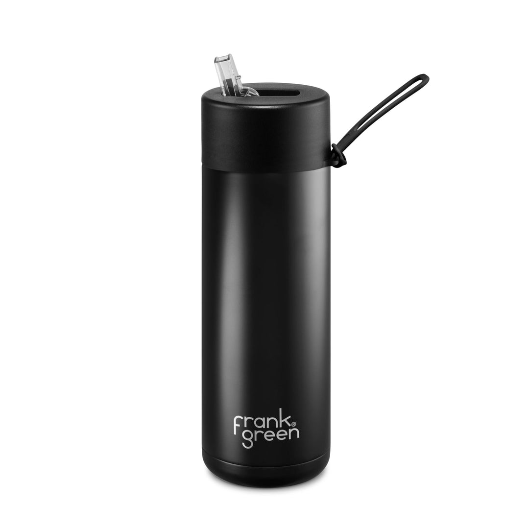 Frank Green Insulated Drink Bottle 595ml - Midnight Black