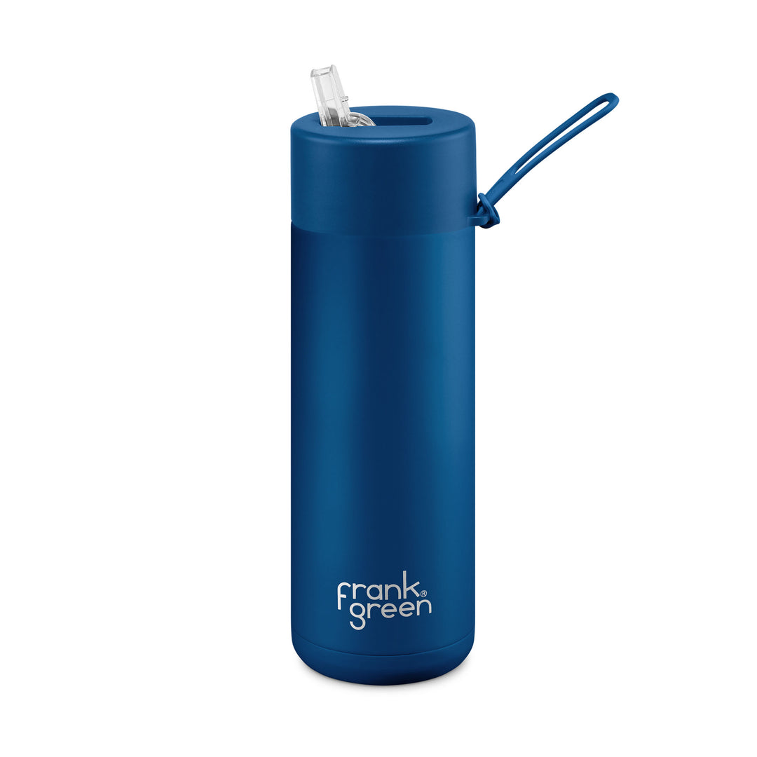 Frank Green Insulated Drink Bottle 595ml - Deep Ocean